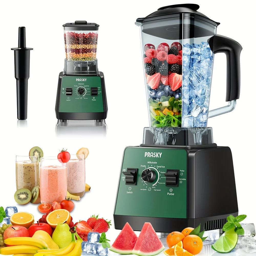 PRASKY 2400W Blender and Grinder Combo - ElectronAge