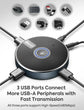JOUNIVO Conference Microphone with 5-in-1 Usb Adapter - ElectronAge