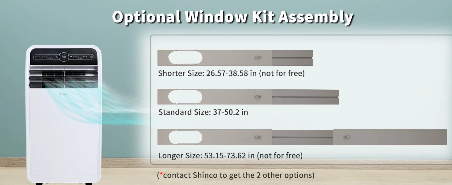 Shinco 10,000 BTU Portable Air Conditioner - ElectronAge