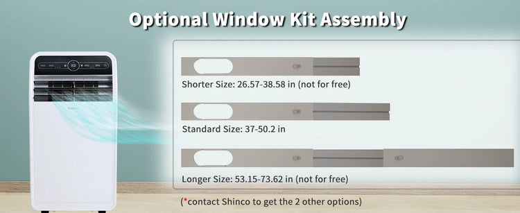 Shinco 10,000 BTU Portable Air Conditioner - ElectronAge