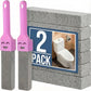 8 Pack Multi-Purpose Pumice Stone Sticks - Grey Cleaner with 8 Universal Handles for Toilets Bathrooms Kitchens Spas Pools