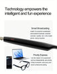 AI Translation Smart Glasses, photochromic lenses, support 160+ languages real-time translation, fashionable audio glasses.