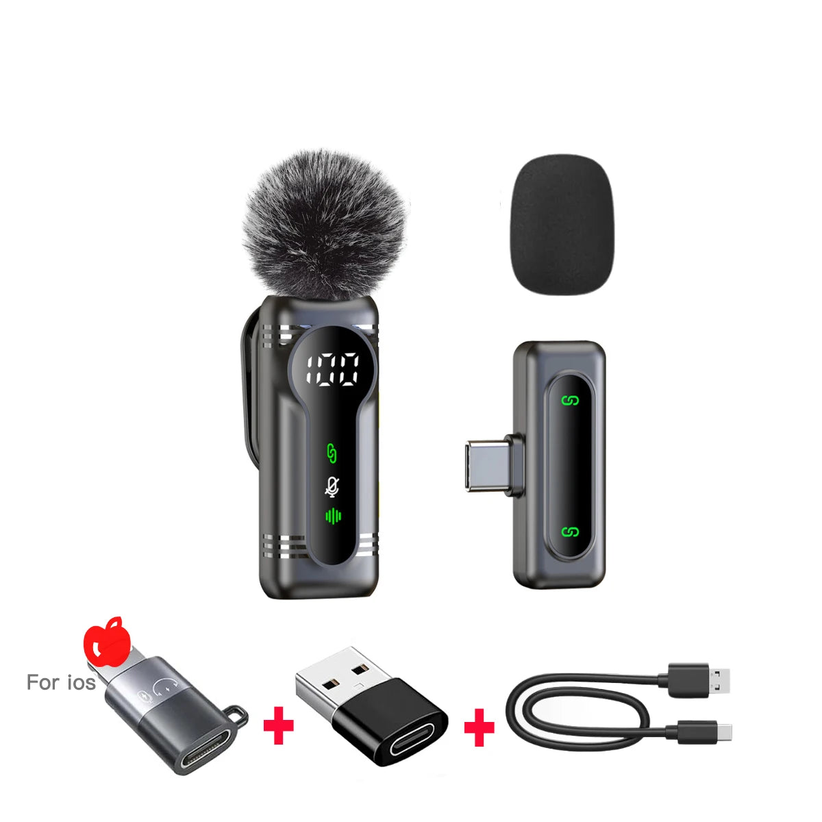 Tahnuhna Professional Wireless Lavalier Microphone - ElectronAge