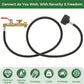 Propane Tank Refill Adapter Propane Bottle Connector With Glow In The Dark Gauge Brass Connector With Hose For Outdoor Stove BBQ