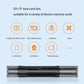 2026 Mini SD TF Card 4-in-1 Multifunction USB Type-C Card Reader External Storage Black Expandable Compatible with USB 2.0