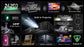 【2025 New】Ulefone Armor Pad 5 Ultra 5G Rugged Tablet Projector 24200mAh 120W Flash Charge Dimensity 7400x 12GB RAM 512GB ROM