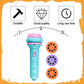 Projector Flashlight for Kids 10 Cards 80 Patterns Bedtime Toys Cartoon Light Educational Toy Gift for Toddler Boys Girls