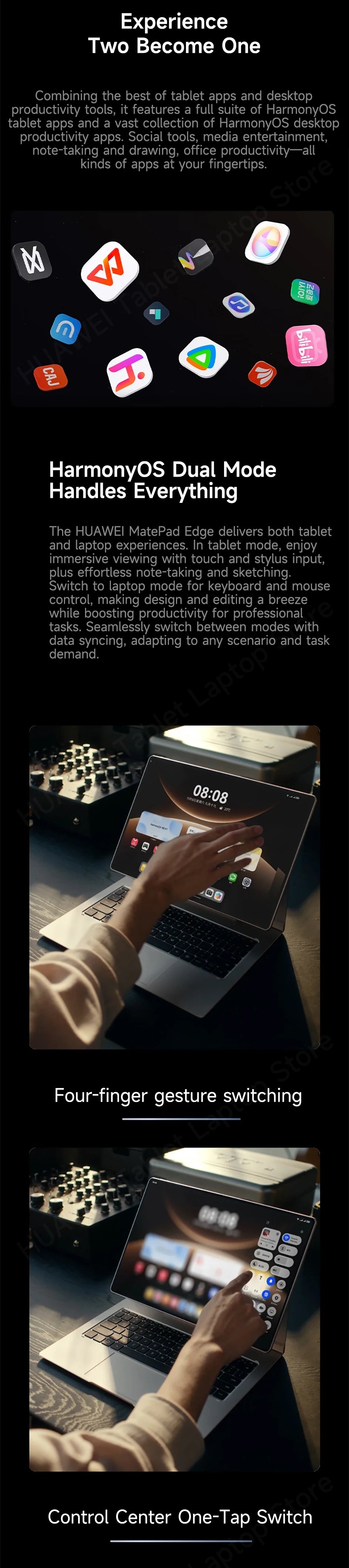 2025 HUAWEI MatePad Edge 2-in-1 Tablet & Laptop - ElectronAge
