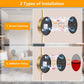 2P Rechargeable LED Wall Lamp 4400mah RGB 50CM Removable Wall Sconce Bedroom Bedside Living Room Décor Fixture Magnetism Chassis