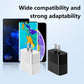 2026 100W Super Fast Charge PD20W Dual Port Suitable for Apple, Huawei, Fully Compatible with US Standard Mobile Phone Charger