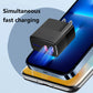 2026 100W Super Fast Charge PD20W Dual Port Suitable for Apple, Huawei, Fully Compatible with US Standard Mobile Phone Charger