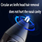 3-in-1 Multifunctional Shaver With Detachable Nose Hair Remover Washable USB Rechargeable Professional Electric Haircut Shaver