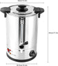 1000W Percolator Coffee Pot Tea Urn Coffee Maker, 8L/270Oz StainlSteel Electric Commercial Coffee Urn
