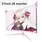 FYHXele 27inch Curved Pink Monitor - ElectronAge