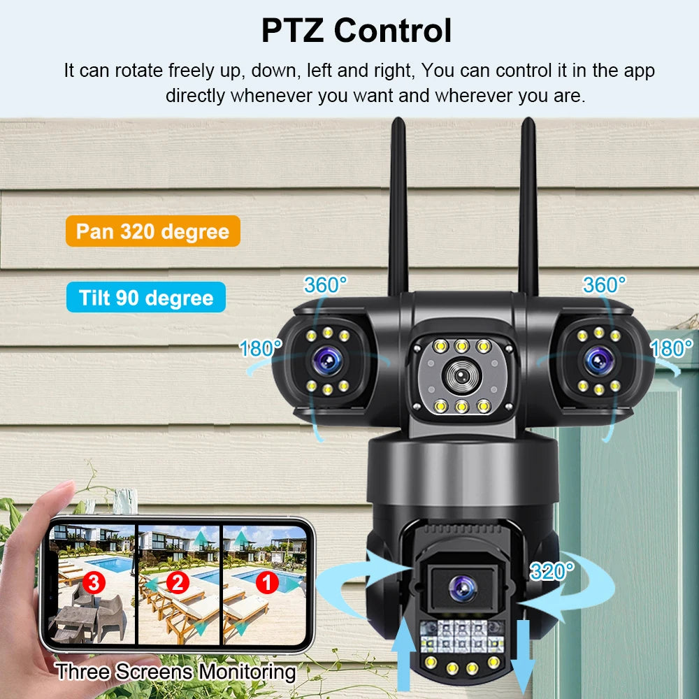 V380 Pro WiFi IP Camera Outdoor 12MP - ElectronAge