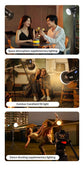 Roreta ZU80/ZU60 Photo Studio Light COB Bi-Color 2500-8500K CRI≥95 TLCI≥97 With Diffuser LED Video Lights Fill Lighting