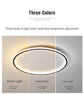 AuraGlow LED modern ceiling light