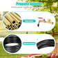 Propane Tank Refill Adapter Propane Bottle Connector With Glow In The Dark Gauge Brass Connector With Hose For Outdoor Stove BBQ