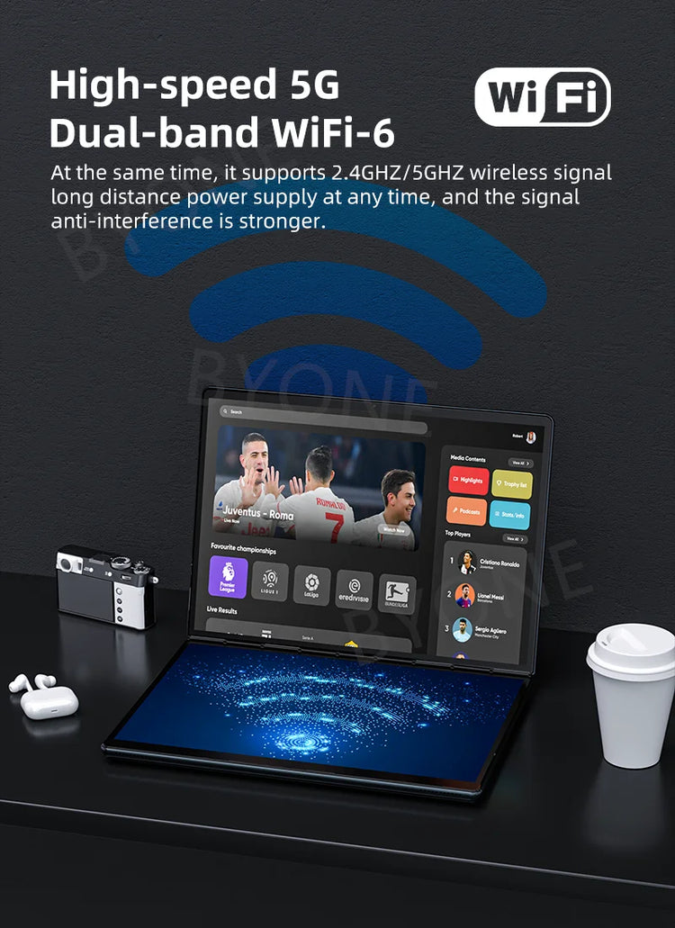 BYONE 11+11 Inch Dual Screen Laptop - ElectronAge