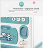 Banknote fingerprint deposit box Electronic ATM Coin deposit box Cash safe Large space bank Children&