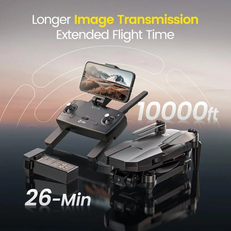 4K GPS Drone with 3-Axis Gimbal - ElectronAge