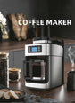 XEOLEO Automatic Coffee Machines 2 In1 Drip LED-Display Electric Bean Coffee Maker Espresso Tea Boiler Drip Mill Beans Grinding