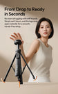 Ulanzi MT-85 Pop Open Tripod Automatic Phone Stand Magsafe Selfie Stick for iPhone 17 16 15 Ground Stand for Outdoor Travel Vlog
