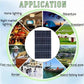 300W 12V Portable Solar Panel Kit Complete Polycrystalline USB Power Outdoor Rechargeable Solar Generator for Home Solar Cell