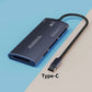 XD Picture Card Reader USB Type C TF/SD/MS/M2/XD/CF 6 in 1 Memory Card Reader USB C CF Card Adapter Supports MS Card