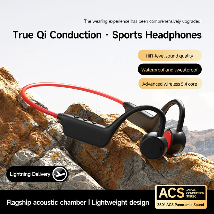 BMAD Open-Ear Bone Conduction Sports Headphones - ElectronAge