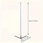 AeroLight Corner Floor Lamp, 60-Inch Rgb Led Corner Lamp