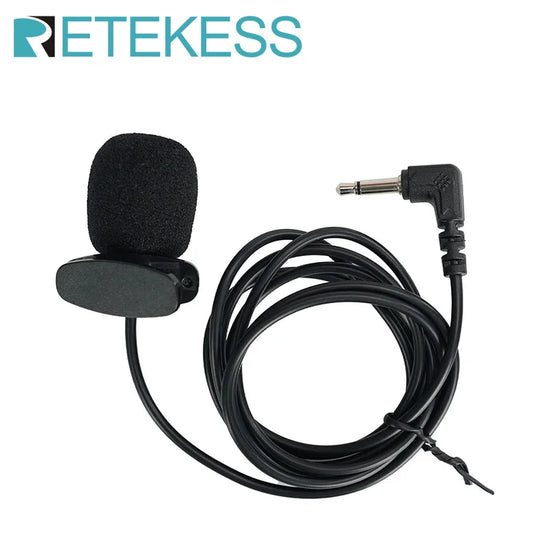 RETEKESS Portable Clip-on Lapel Microphone - ElectronAge