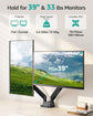 Dual Monitor Desk Mount for 39" Ultrawide Screens - ElectronAge