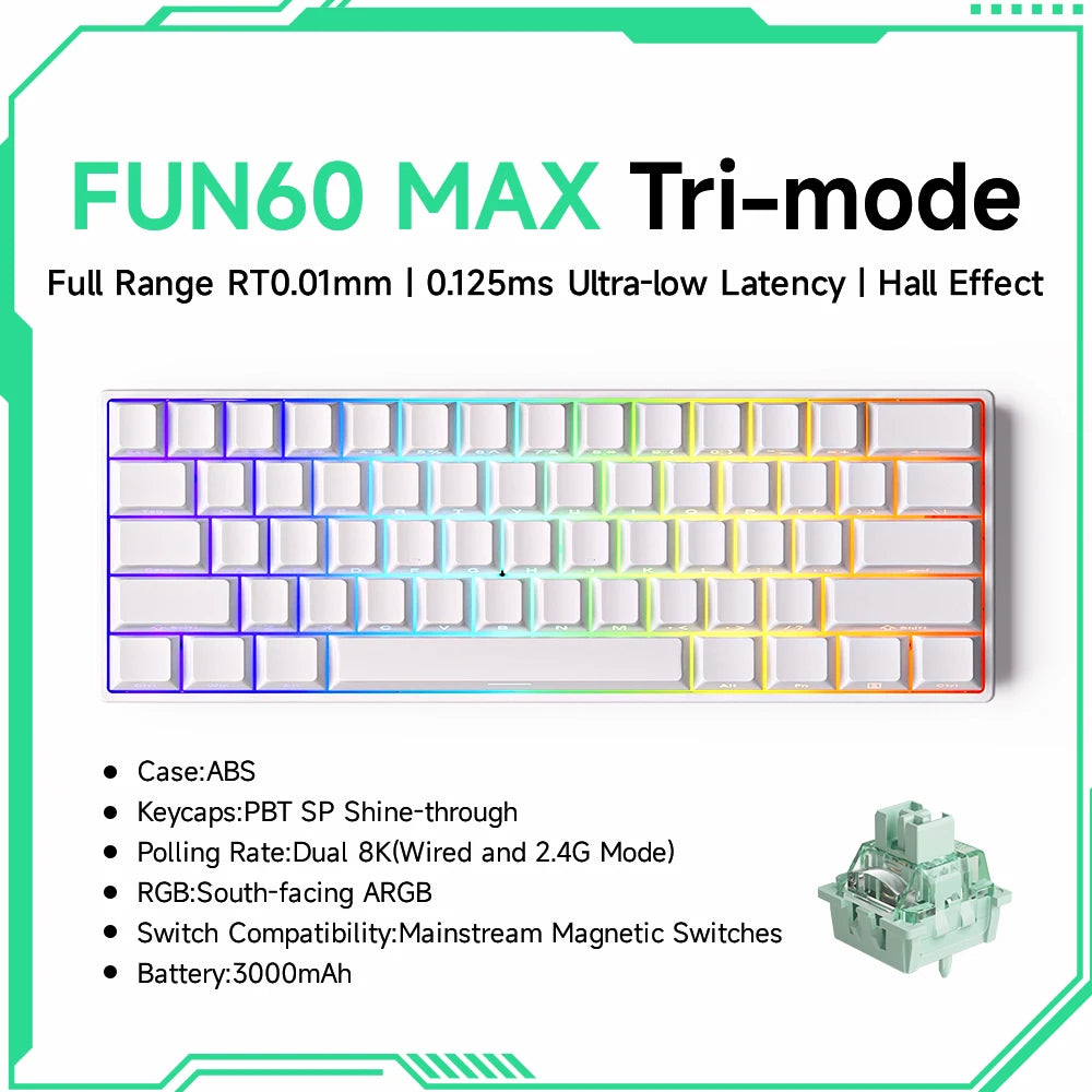 Akko MonsGeek FUN60 Mechanical Keyboard - ElectronAge