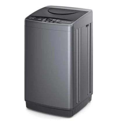 1.06 Cu.Ft. Portable Washing Machine 7.7LBS Full-Automatic Laundry Washer with Stainless Steel Drum 10 Wash Cycles Auto-Balance