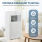 Acekool Portable Air Conditioner, 8000 BTU 3-in-1 Cooling Dehumidifier - ElectronAge