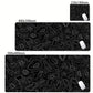 Admisitr XXL Desk Mat Black And White Strata Liquid Mousepad - ElectronAge