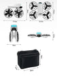 RC Drone 2.4G 4CH Foldable Drone Remote Control High-definition Aerial Photography Aircraft Optical Flow Positioning Quadcopter