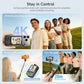 Wireless Selfie Monitor Vlogging Kit with Microphone 65in Extendable Phone Tripod Selfie Stick Magnetic Back Camera Monitor 164