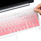 Waterproof Silicone Keyboard Cover for 15.6" and 17" HP Laptops, Ultra-Thin Fit with Dust Protection