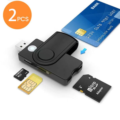 UTHAI for Windows 7 8 10 Linux OS, USB SIM smart card reader, for bank card IC / ID EMV SD TF MMC card reader USB-CCID ISO 7816