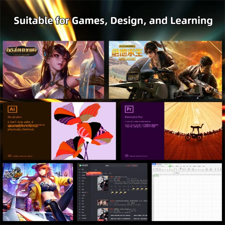 AMD Ryzen R5 R7 Slim Gaming Laptop 15.6 Inch IPS Laptops - ElectronAge
