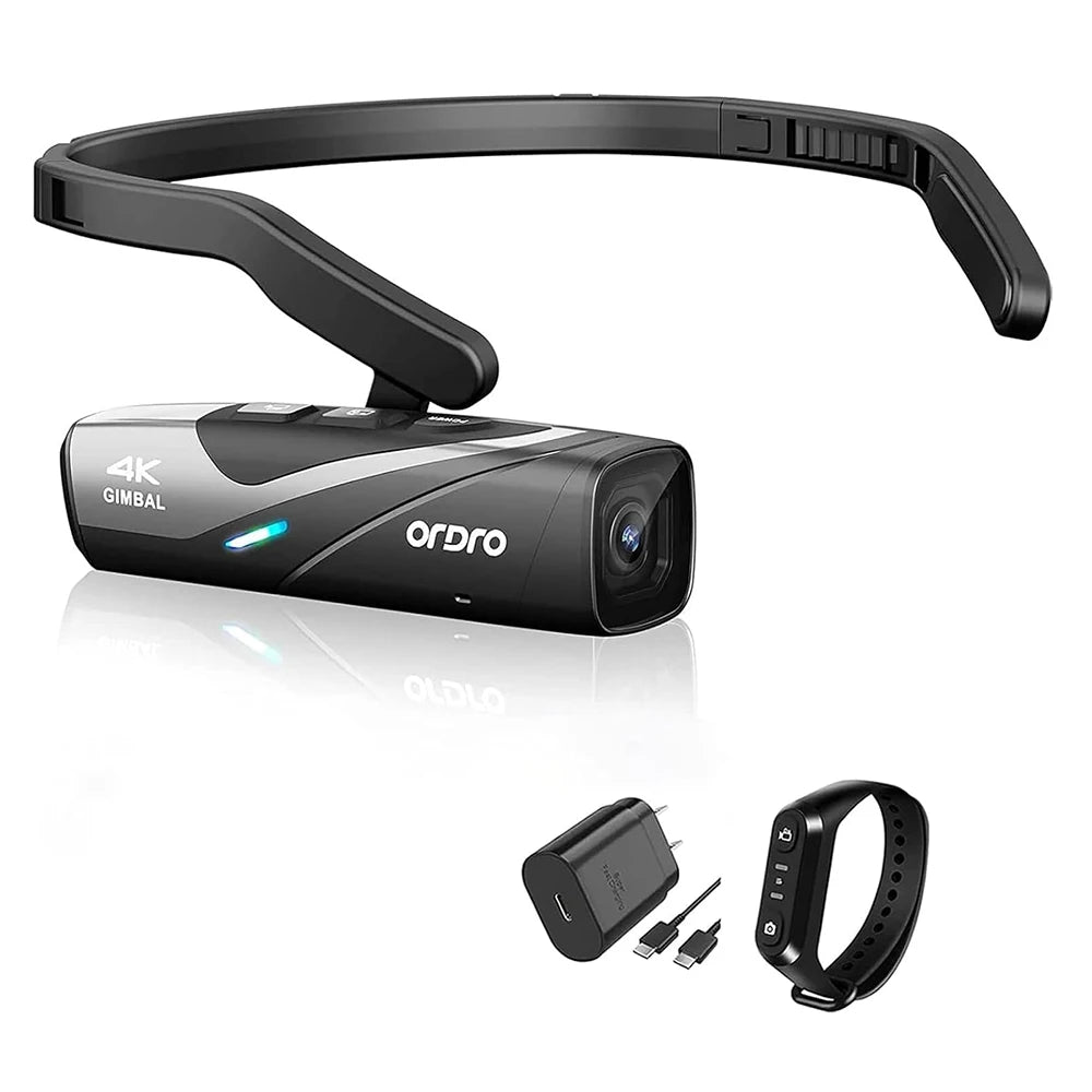 ORDRO EP8 4K 60FPS Head-Wearable Video Camera - ElectronAge