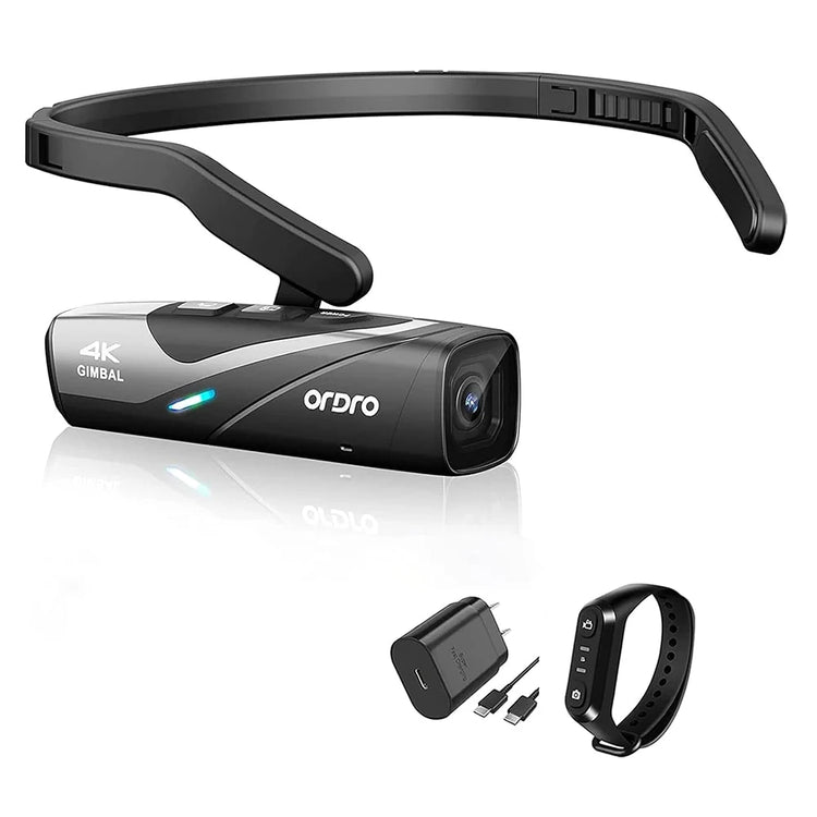 ORDRO EP8 4K 60FPS Head-Wearable Video Camera - ElectronAge