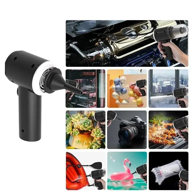 HAOYUNMA 9000Pa Wireless Car Vacuum Cleaner - ElectronAge