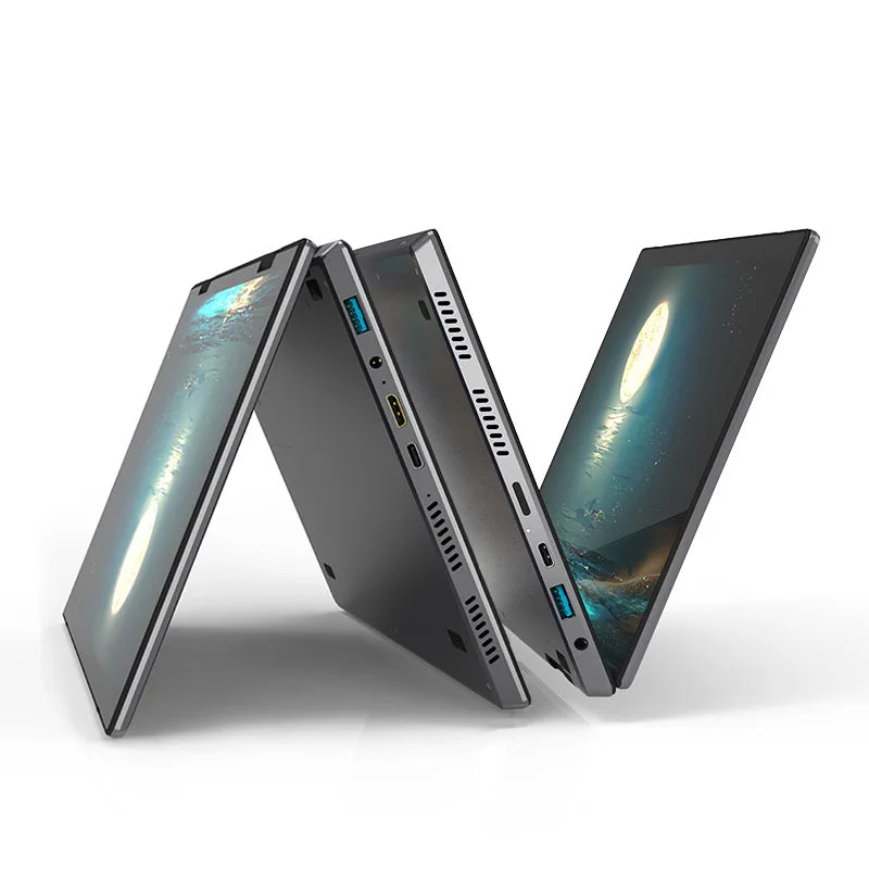 Intel N95 Processor 2 x 10.5” touch Dual Screen Gaming Laptop - ElectronAge