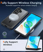 UYUXIO Matte Magnetic Phone Case for Samsung Galaxy Z Fold 7 Full Cover Translucent Mobile Cases with Magnet for Z Fold7