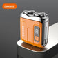 R-18 Mini Electric Smart Household Shaver Digital Display Dual Blade Rechargeable Shaver Powerful Beard Trimmer Tool