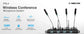 Phenyx Pro PTC-4 Wireless Conference Microphone System - ElectronAge