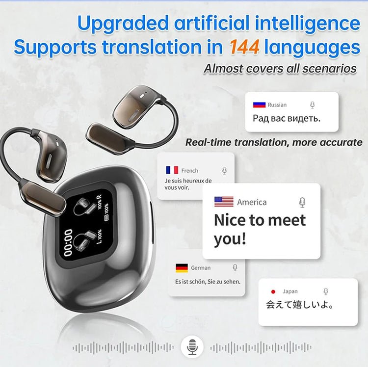 UYUXIO Real Time Translation Wireless Earbuds - ElectronAge